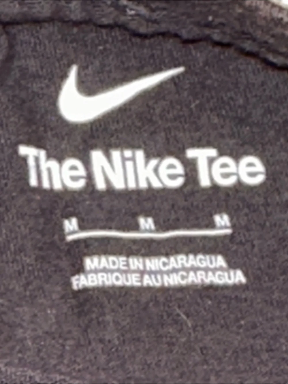 Nike black tee